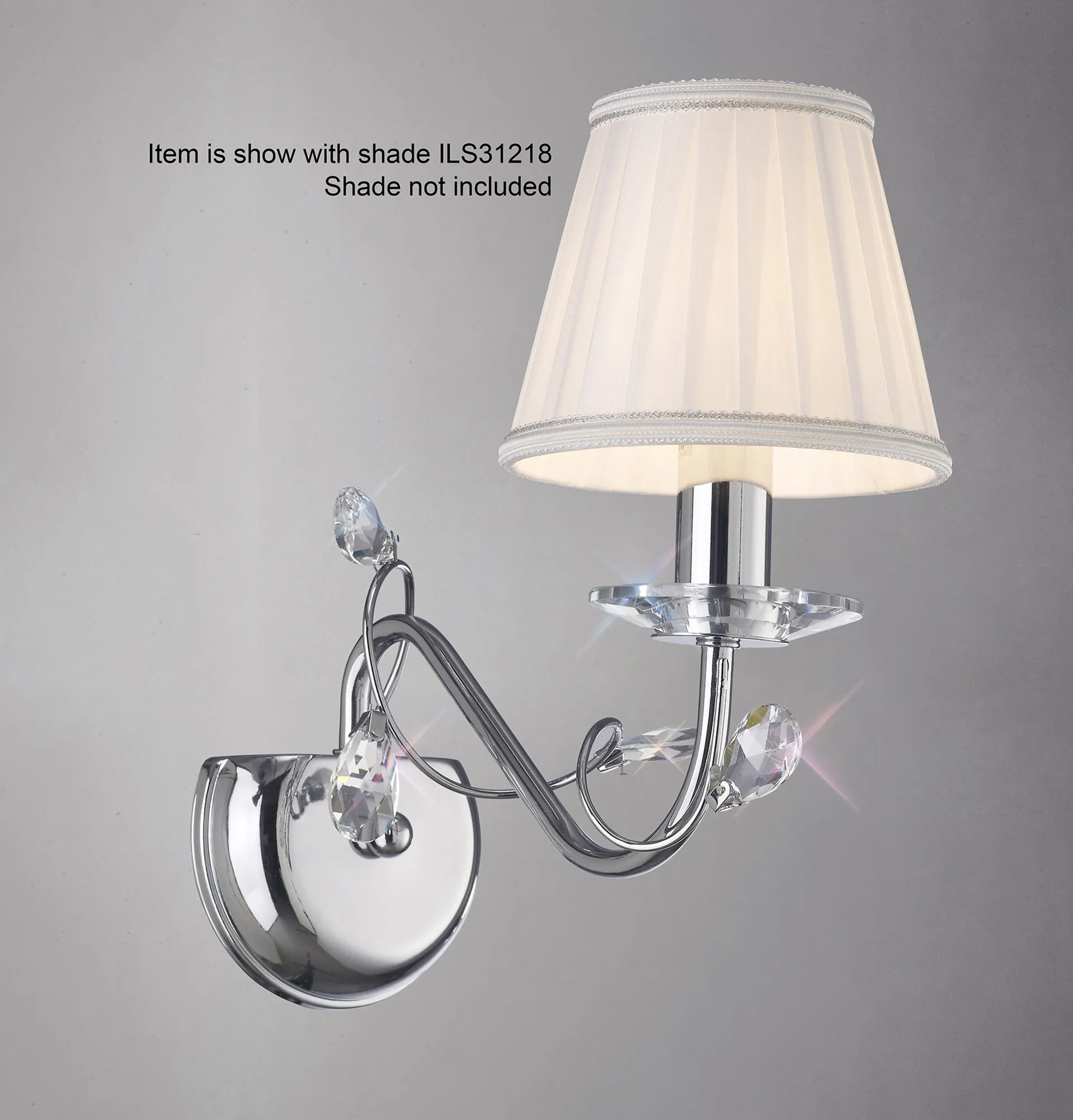 Willow Crystal Wall Lights Diyas Shaded Wall Lights Willow Crystal Wall Lights Diyas Shaded Wall Lights